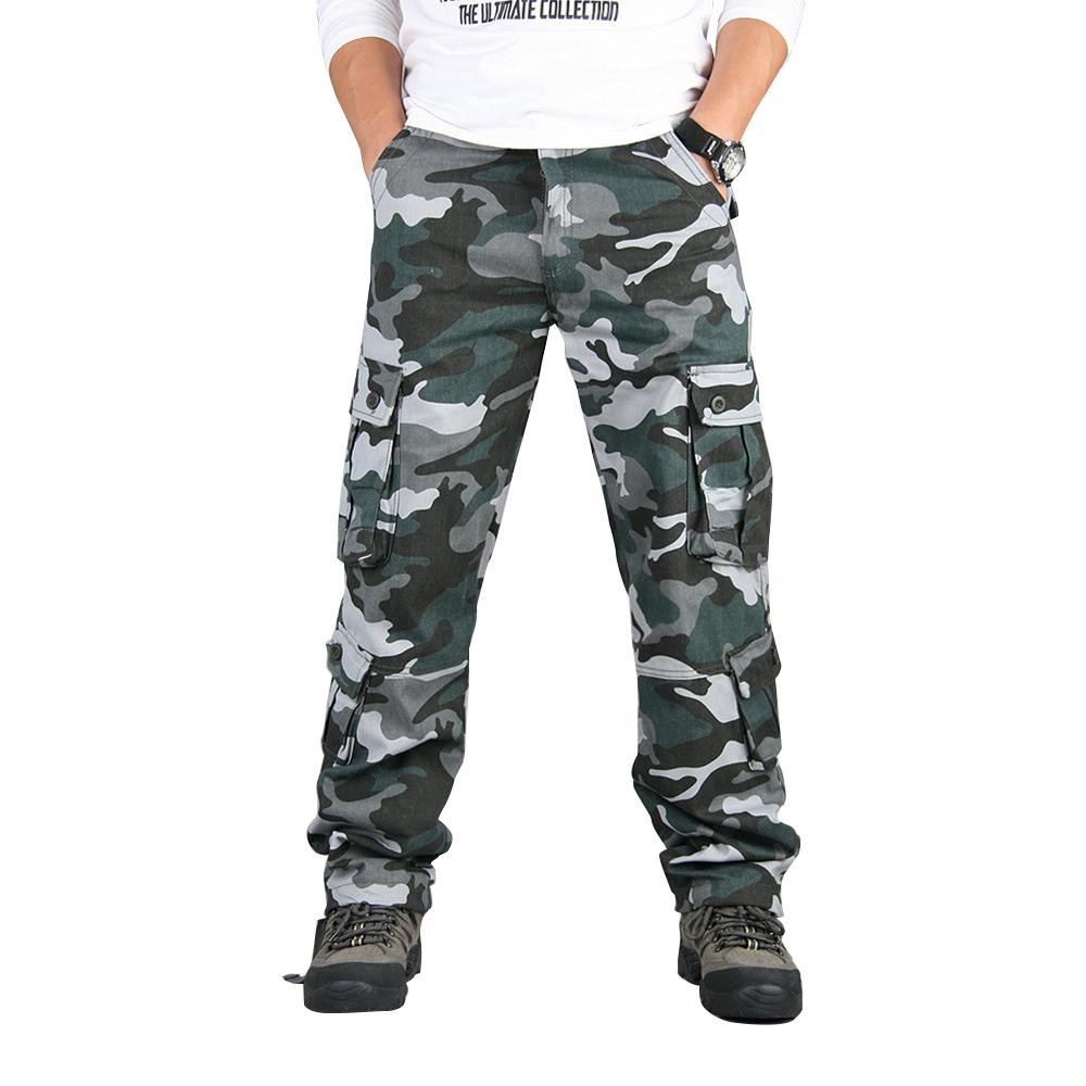 Мужские модные новые уличные повседневные брюки, комбинезоны с несколькими карманами, мужские брюки большого размера