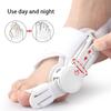 Thumb Eversion Orthotic Device Toe Separator Bunion Corrector With Anti-Slip Heel Strap Adjustable Orthotic Knob Buckle