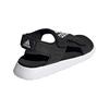 Adidas Comfort Sandals Casual Sports Comfortable Breathable Kids Sandals Kids Sandals Black GY8386