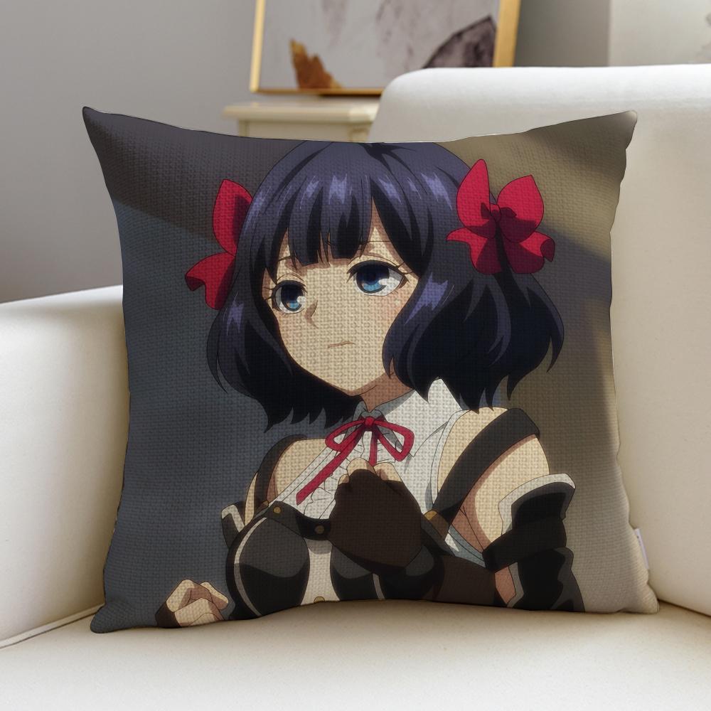 Let This Grieving Soul RetireS Cushion Cover Breathable and skinfriendly linen pillowcase square removable and washable cushion