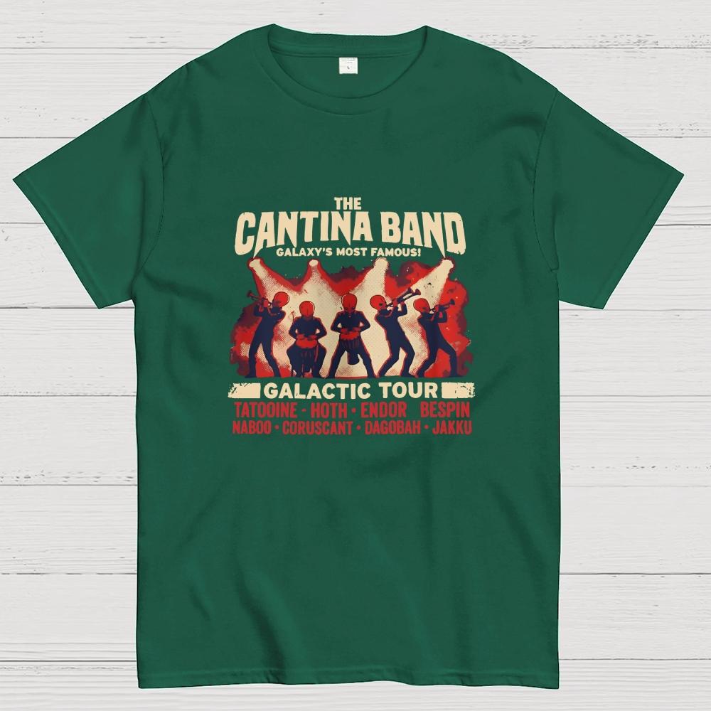 Mos Eisley Cantina Band Galactic Tour Cotton Summer Casual Cool Loose T-Shirt