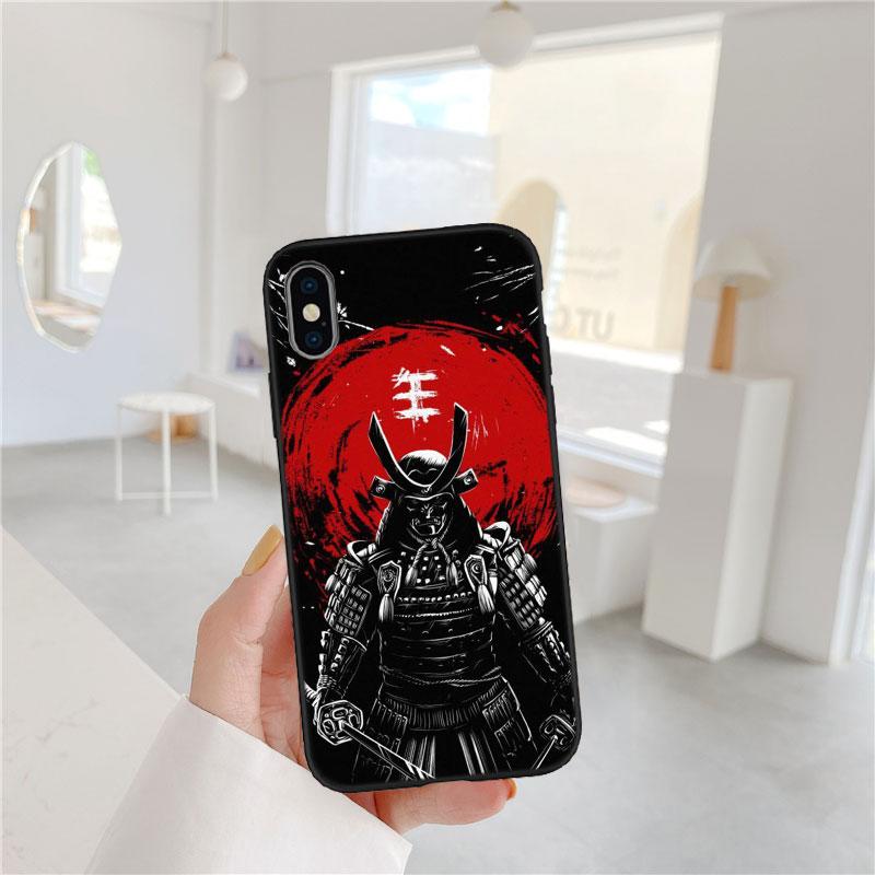 CJ71 Japan Samurai Mask Case for Samsung Galaxy M06 M15 M16 M35 M55 M56 A36 A42 A50 A50S A51 A52 A32 A33 A05 A05S A06 A16 A20