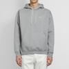 Nike Lab Solo Swoosh Fleece Hoodie Dark Gray Heather Men Streetwear CV0552-063