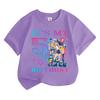 Boys' and Girls' Fashionable Birthday-Themed Printed Round-Neck Short-Sleeve T-Shirts—Summer Children's Loose-Fit Casual Tops