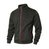 Men's Stand Collar Sweatshirts Casual Zipper Cardigan Jacket Outdoor Long Sleeve Solid Color Pullover Lightweight Streetwear