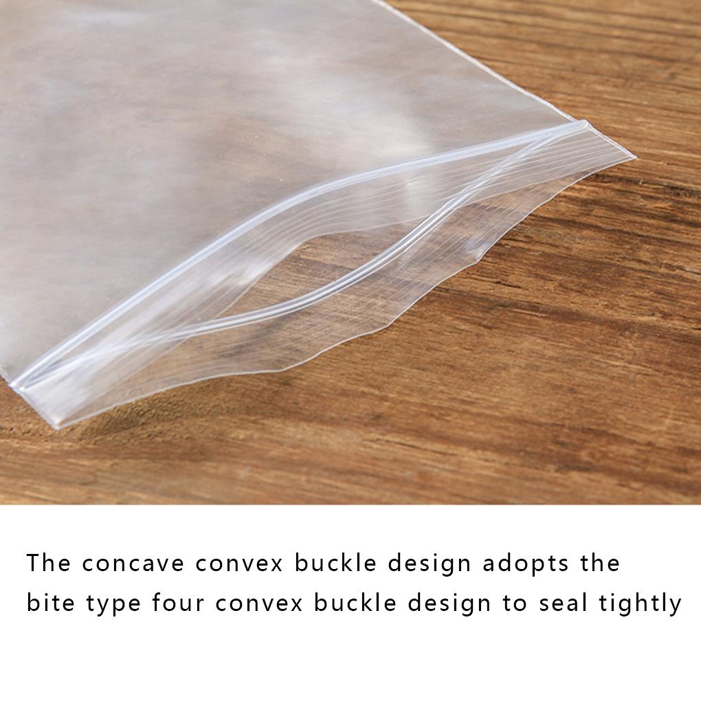 100 шт. прозрачные пакеты для хранения продуктов питания, упаковка для ювелирных изделий, многоразовый вакуумный пакет для сохранения свежести
