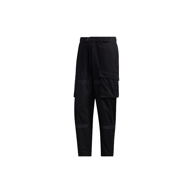 adidas Брюки карго мужские черные умеренные GL0394