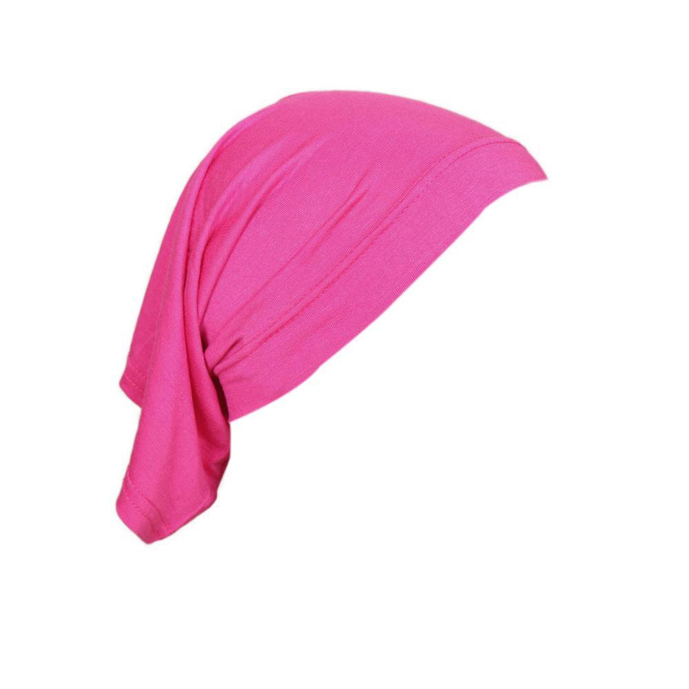 Breathable Mercerized Cotton Scarf with High Elasticity Solid Color Tube Cap MSL09
