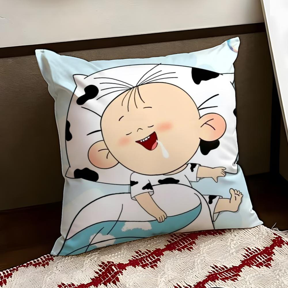 Cartoon BBig Ear Tutu Cushion Cover Reversible Soft Durable Pillow Cover Home  Car MultiScene Use for Daily Comfort