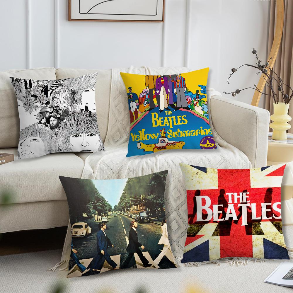 Чехол для подушки Band The B-Beattles, декоративная подушка для гостиной, квадратная подставка для спинки дивана, наволочка для отдыха и сна