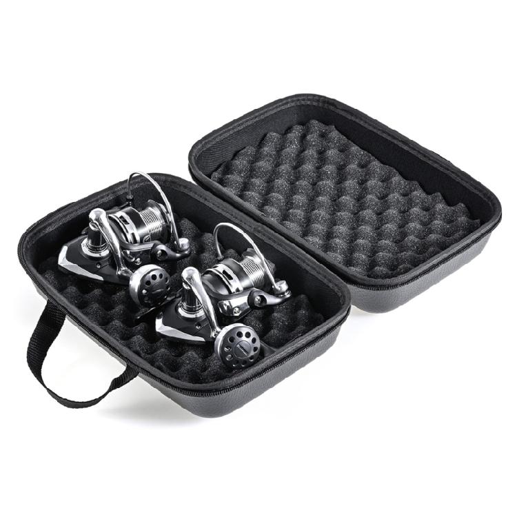 Защитный чехол для рыболовной катушки Ударопрочная сумка из ПУ кожи для рыбалки Чехол для вращающейся катушки Рыболовные аксессуары Прочный