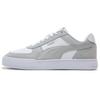 Caven 2.0 Leather Color Block Slip Resistant Durable Low Top Sneakers Unisex Sneakers White Gray 399398-02