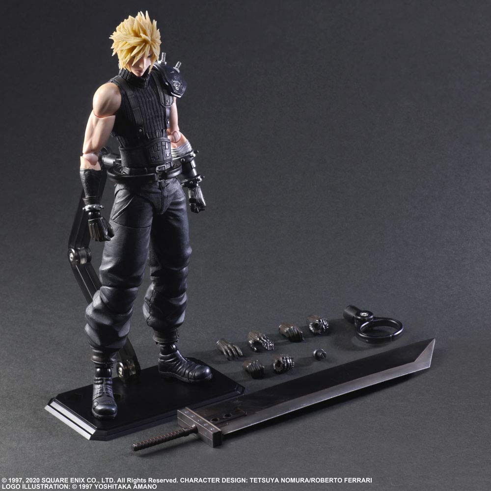 Final Fantasy VII Remake PLAY ARTS Kai Клауд Страйф Версия 2 ПВХ Раскрашенная Фигурка Действия