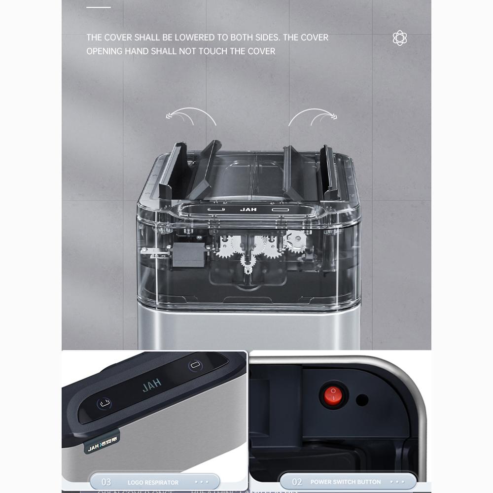 Умный мусорный бак из нержавеющей стали, автоматический датчик, кухонное мусорное ведро, большая емкость, корзины для пищевых отходов, корзина для мусора в ванной комнате