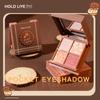HOLD LIVE 4 Colors Eyeshadow Palette High Pigmented Glitter Matte Eyes Shadow Portable Pocket Design