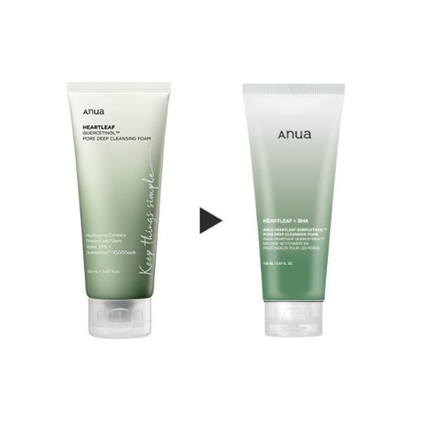 Anua Heartleaf Quercetinol Пенка для глубокого очищения пор 150 мл