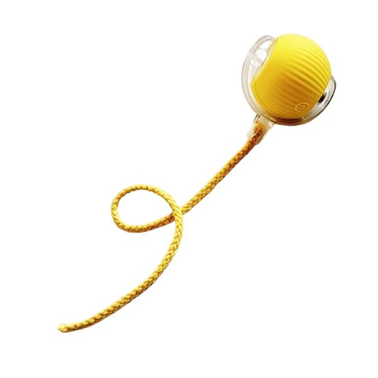 Интерактивная игрушка для кошек «катящийся мяч» Активируемая движением электрическая игрушка-мяч с длинным хвостом 3 режима Умная светодиодная игрушка для кошек для домашних кошек