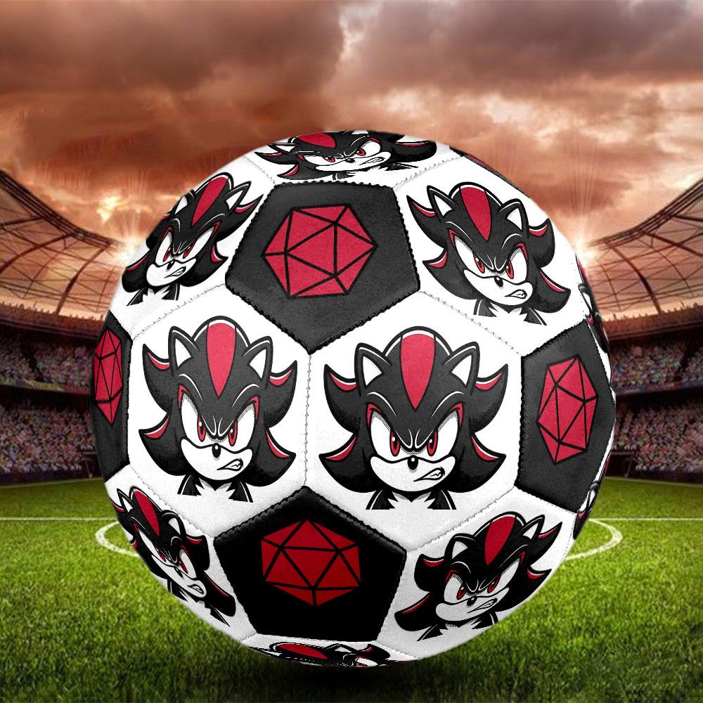 1pc Sonic the Hedgehog Soccer Ball Size 5 Indoor Soccer Ball Fashion Colorful Backyard Game - Great For Sports Fans Gift HE46