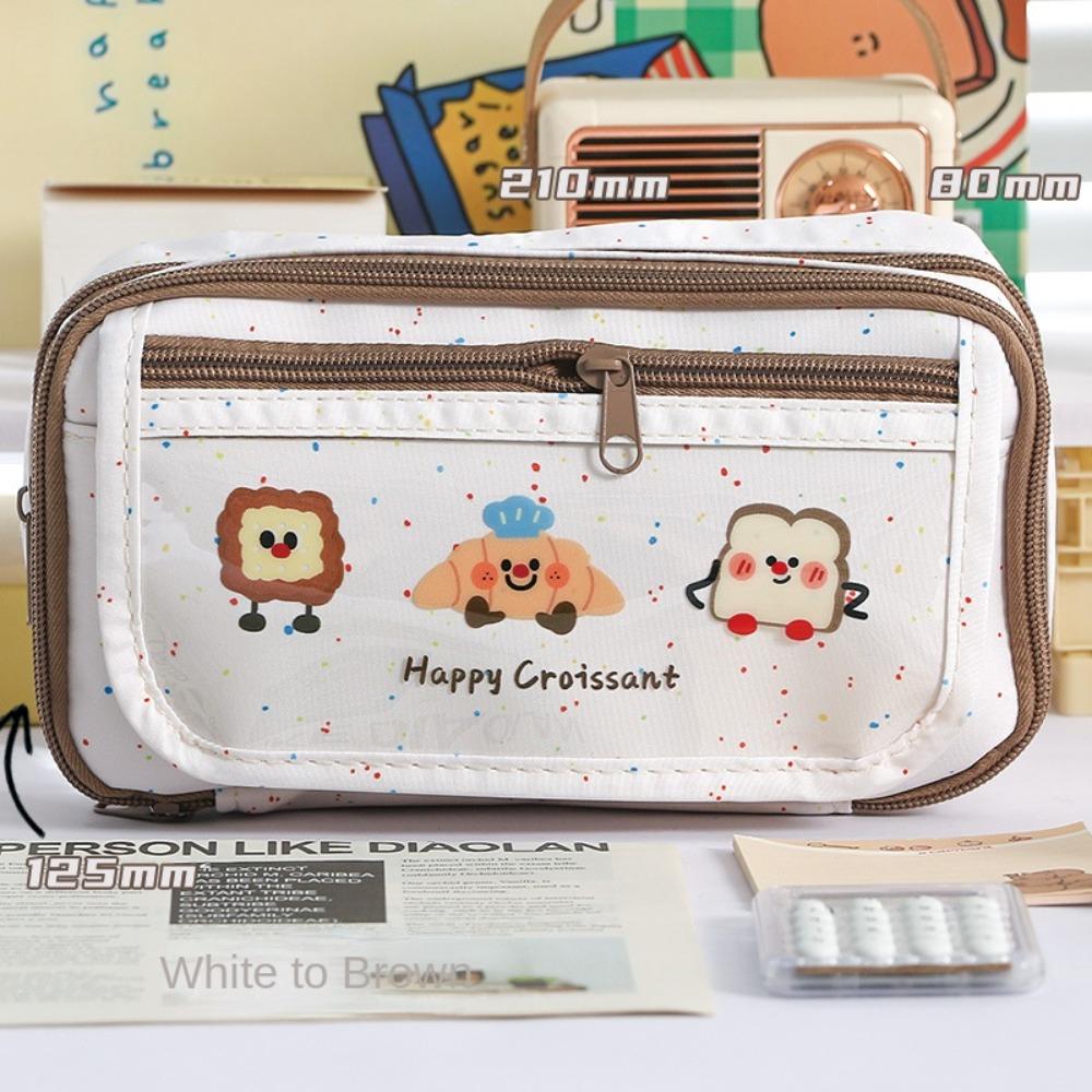 Animal Bear Dog Korean Pencil Bag Cosmetics Storage Stationery Storage Bag Office Supplies