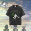 Unisex  Anime Attack on Titan Vintage Washed Graphic Print T-shirt Men Women Casual Oversized Streetwear Hip Hop Fashion Summer New Tee