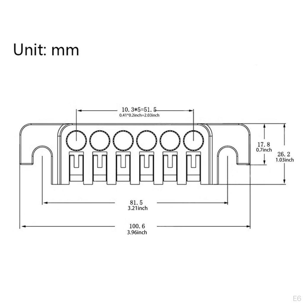 Басовый мостик струнодержатель электрогитара для ремонта инструмент запчасти Heavy Duty