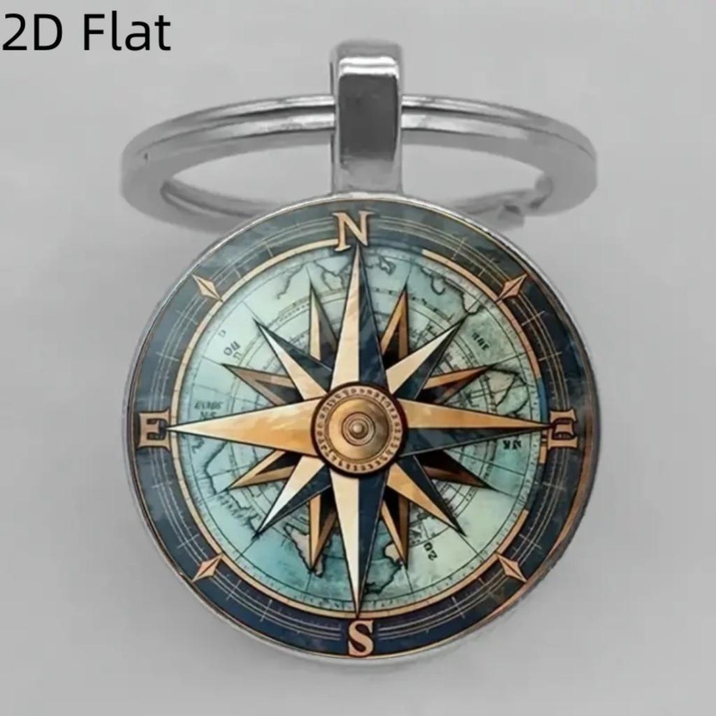 Брелок-подвеска Badge Time Gemstone Cross Border Accessories Metal Keychain