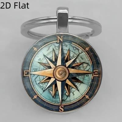 Брелок-подвеска Якорь и Стекло Аксессуар для ключей Декоративная подвеска Брелок