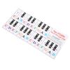 Piano Key Sticker Electronic Organ Universal Keyboard Transparent Notation Self Adhesive