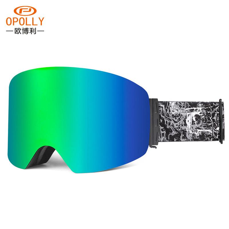 OPOLLY Specialized double-layer anti-fog ski goggles for snowboarding REVO Ski goggles