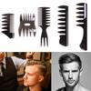 Парикмахерская расческа Samcos Включает грубую, мелкую, широкую для и парикмахеров Мужской набор из 5 предметов, Расческа, Расческа, Расческа, Антистатическая, Мужские салоны, Парикмахеры,
