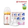 SofTouch Breastfeeding Realistic Baby Bottle 160ml (Orange) + Nipple LL (2 Pieces),Korean Baby Products