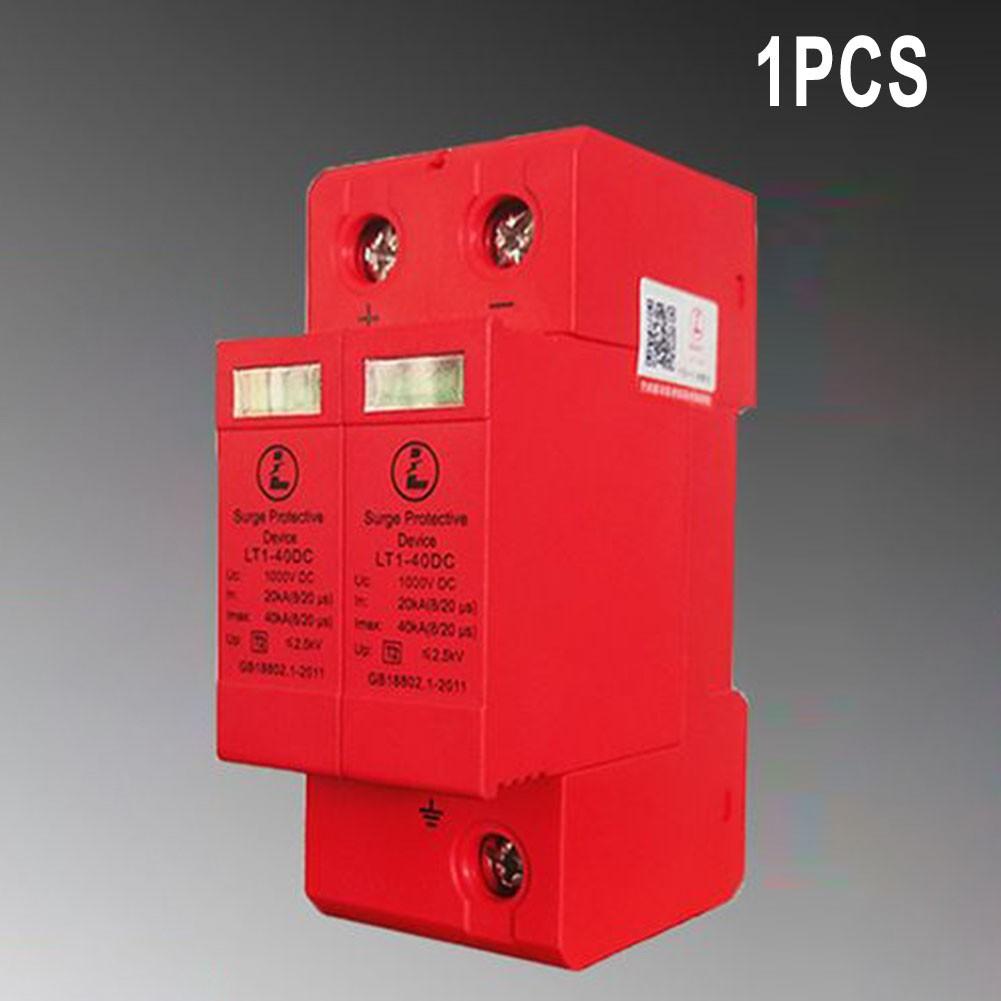 2P для SPD PV DIN-рейка низковольтный разрядник защита от перенапряжения DC1000V 20KA~40kA