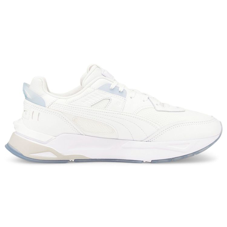 Puma Mirage Sport Contrast Fabric Leather Comfortable Low-Top Lifestyle Sneakers Unisex Sneakers White Blue 383560-01