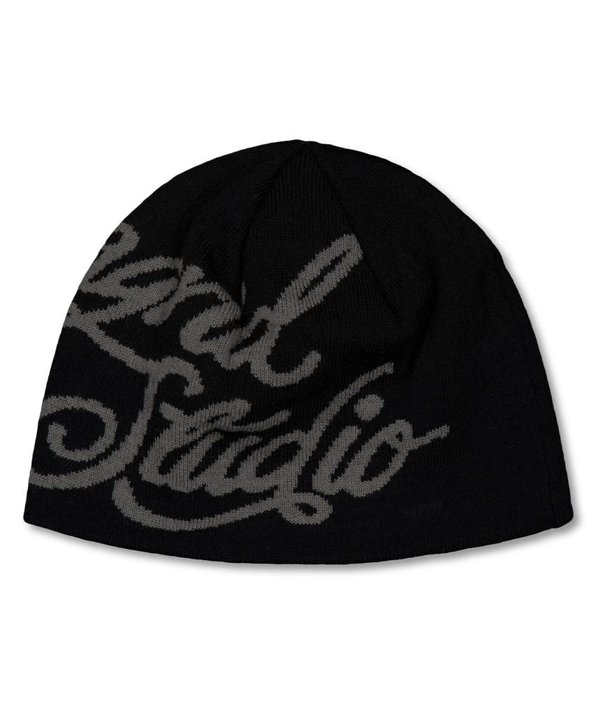 MAHAGRID Вязаная шапка с логотипом из чернил Черный(Mg2Ffmab35A)