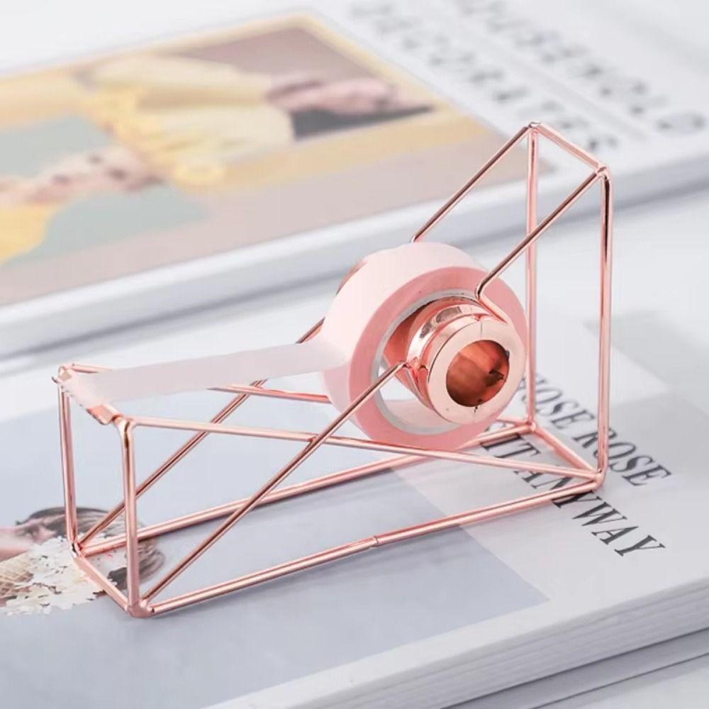 Rust-proof Manual Tape Cutter Non-slip Tape Storage Organizer Stylish Desktop Tape Holder Home