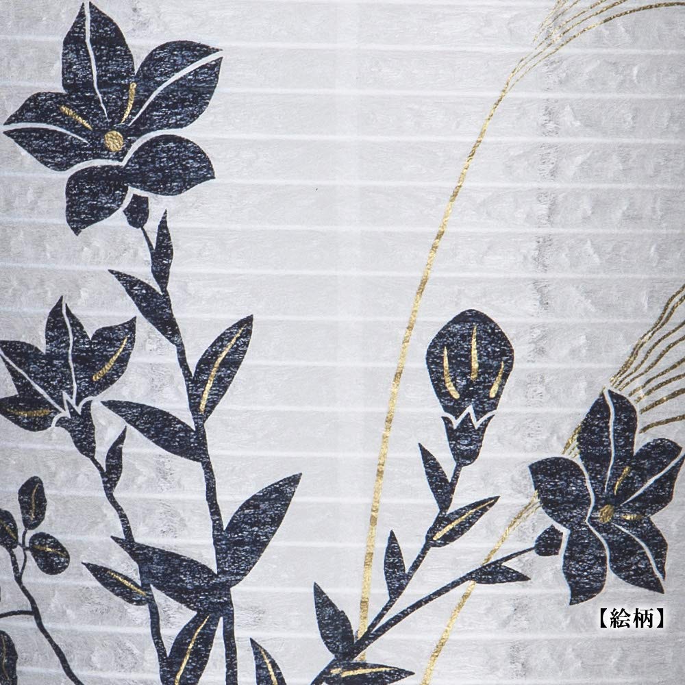 Буддийский алтарный магазин Takita Shoten Мини-фонарь Bon Фонарь Bon Маленький бисер Hagi и колокольчик 25 см x Диаметр огненного мешка Подвесной фонарь Сертификат