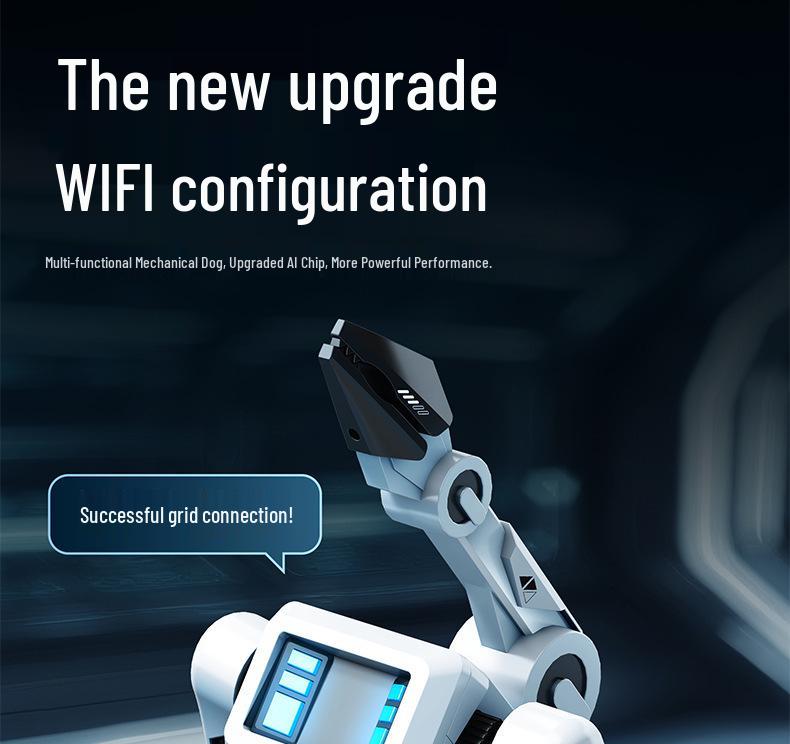 Умный робот-собака с ИИ, голосовым диалогом, дистанционным управлением, функцией звонка, подбором предметов и стреляющим пушками