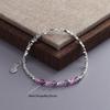 VENTFILLE 925 Sterling Silver Crushed Silver Strand Bracelet For Women Gift Irregular Trendy Jewelry Dropshipping Wholesale
