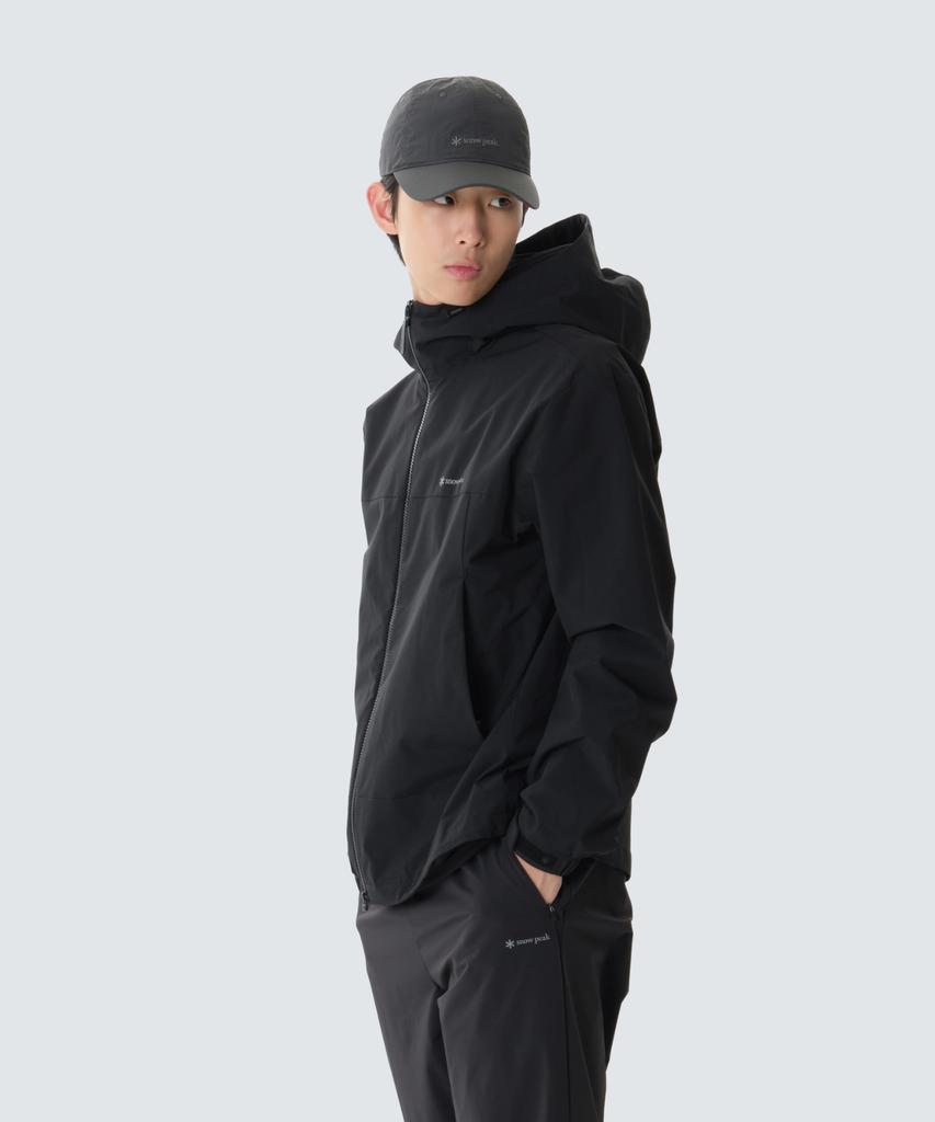 SNOWPEAK APPAREL 2L Titanic Windbreaker (S26Fmtwb30) Black
