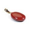 Blood Red Coral Black Lipped Shell Reversible Pendant Top K18YG Yellow Gold Undyed