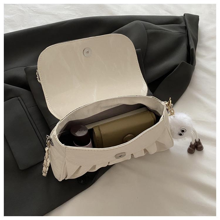 Женская летняя сумка через плечо на цепочке в форме облака, нишевый дизайн, 2025