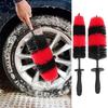 Car Wheel Cleaning Brush Microfiber Detailing Tool for Tire Rim Engine Effective Brake Dust Removal Universal Washing Brushes Kit
