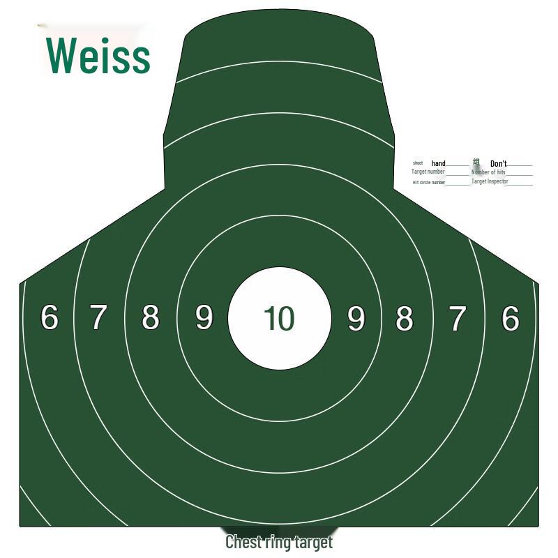 Weisi Shooting Range Target Paper
