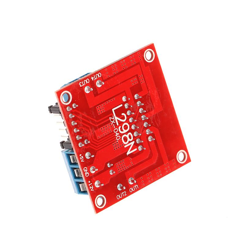 Модуль драйвера двигателя постоянного тока L298N L298N Шаговый двигатель Робот-смарт-кар Разводная плата Пельтье Высокая мощность Драйвер двигателя постоянного тока L298 для Arduino