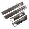 RUIQ Stainless Steel Interior Step Garnish for Nissan Kicks Designed for Nissan Kicks (P15 Model) - Silver,