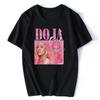 DOJA CAT RnB Рэп Хип-Хоп 90-е Ретро Винтаж Футболка Унисекс Хлопковая Футболка Хип-Хоп Футболки Уличная Мода Харадзюку