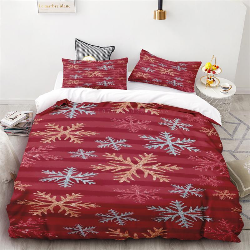 Пододеяльник Рождественский Лось Ветка Сосны Принт Декор Комнаты Спальня Гостиная Односпальный Двуспальный Квинсайз Кингсайз