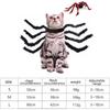 Pet Halloween Costume Plush Spider Costume Funny Giant Spooky Spider Costume Xmas Costume for Dog Cat Pet Cosplay Costumes