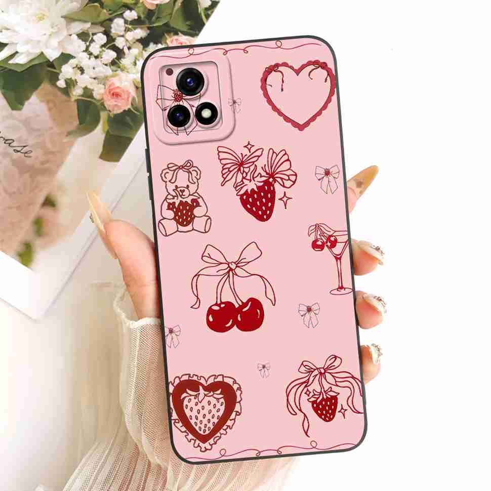 For vivo Y52s 5G V2057A Case Soft Silicone Back Cover For Vivo Y52S Y 52s 5G 6.58" Stylish Color Painting Phone Cases Bumper