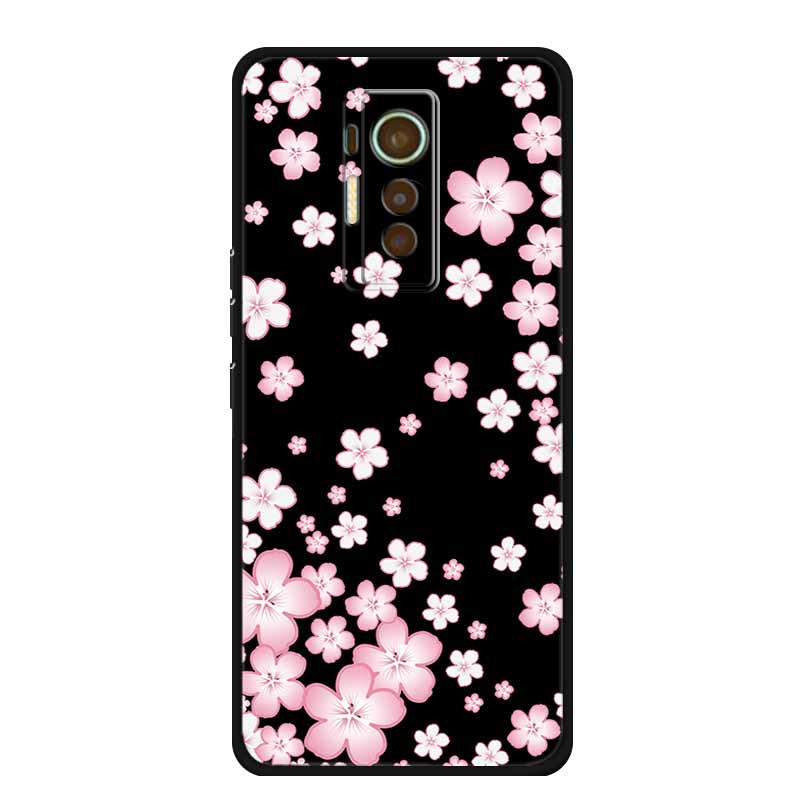 For Tecno Phantom X 2021 Case Luxury TPU Silicone Soft Cover Phone Cases for PhantomX 2021 AC8 Protection Cartoon Bumper Etui